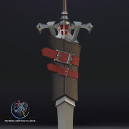 FF16 Invictus Clive Sword 3D Printer STL File 3d model