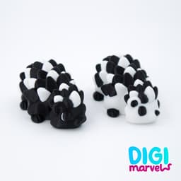 Hedgehog Flexi + Keychain 3d model