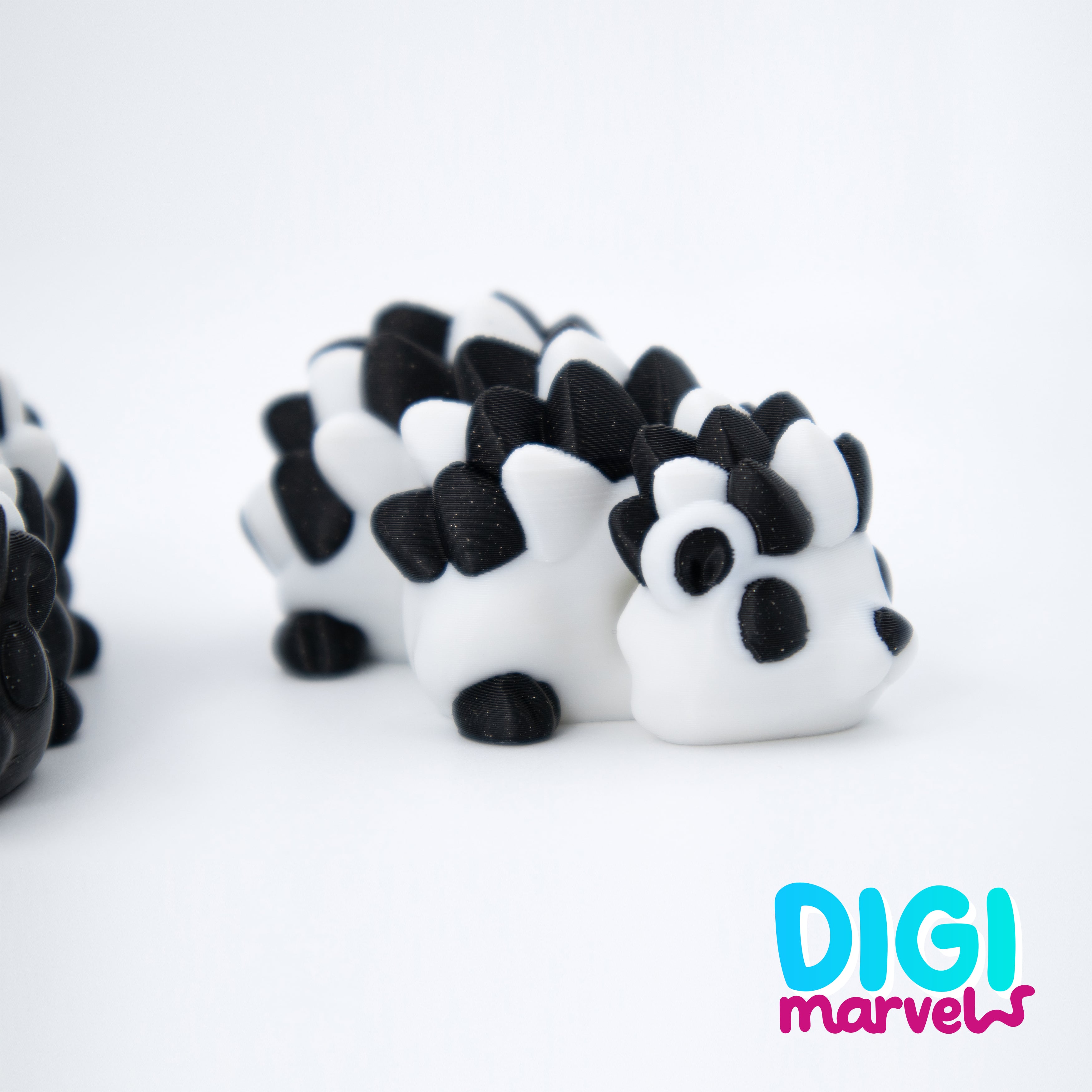 Hedgehog Flexi + Keychain 3d model