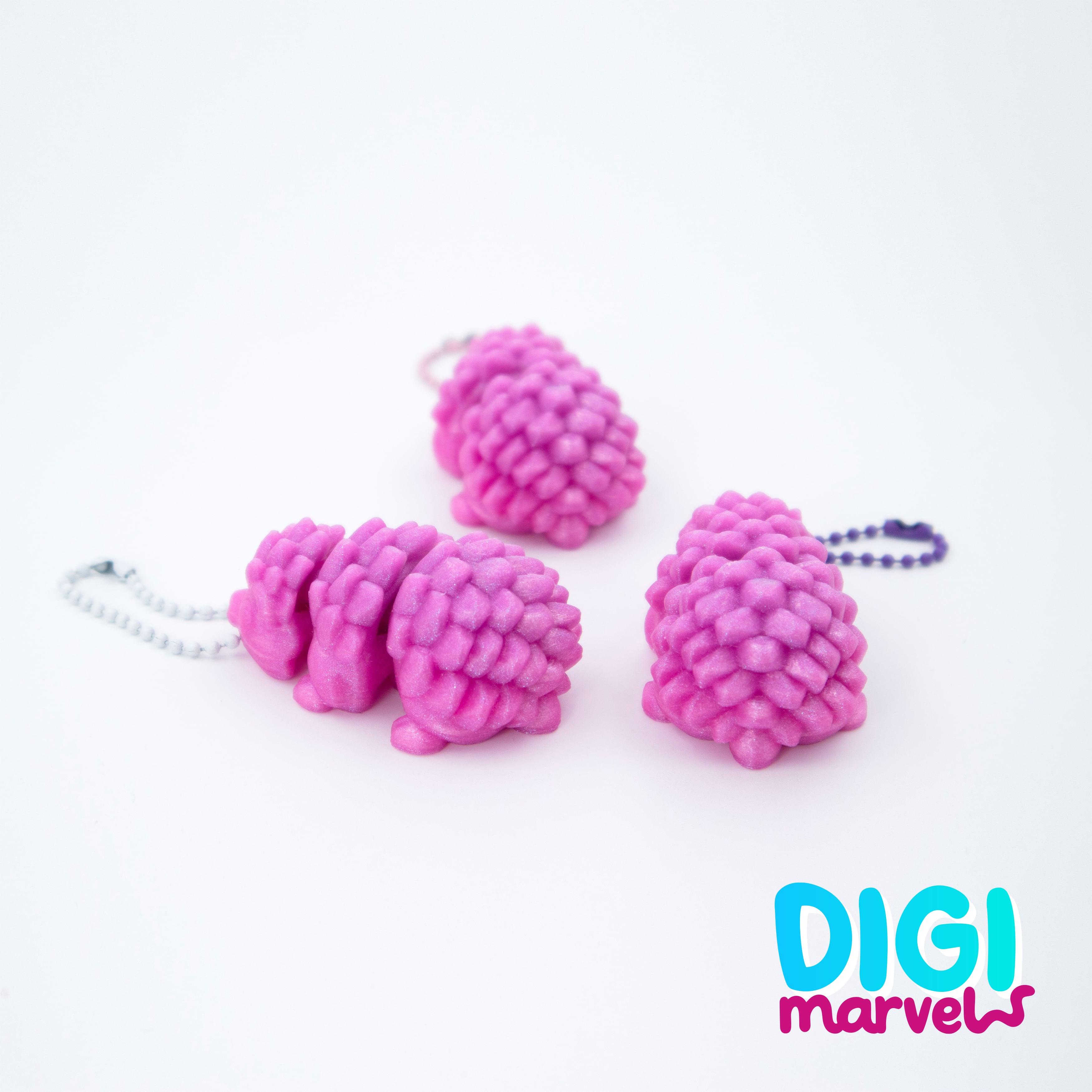 Hedgehog Flexi + Keychain 3d model