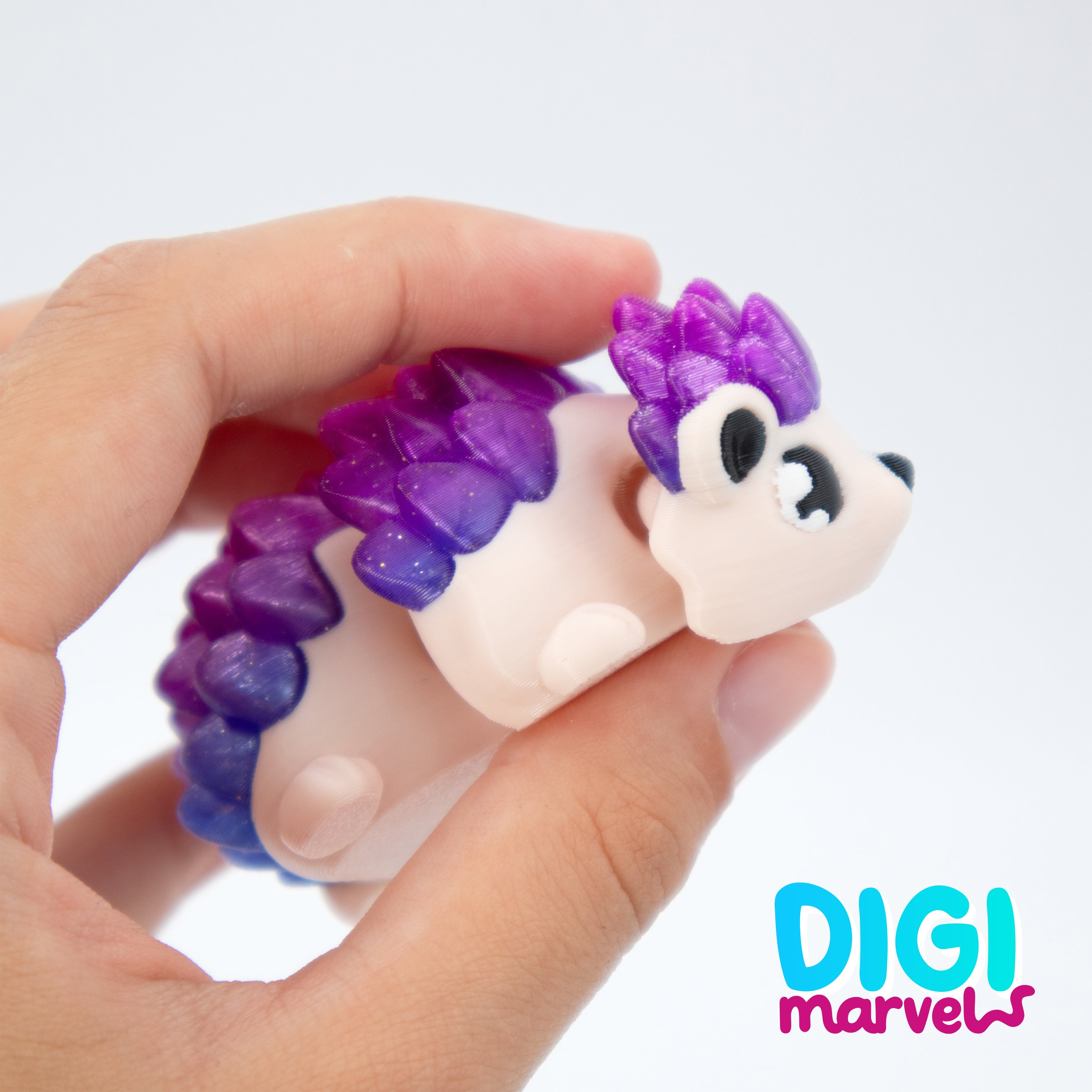 Hedgehog Flexi + Keychain 3d model