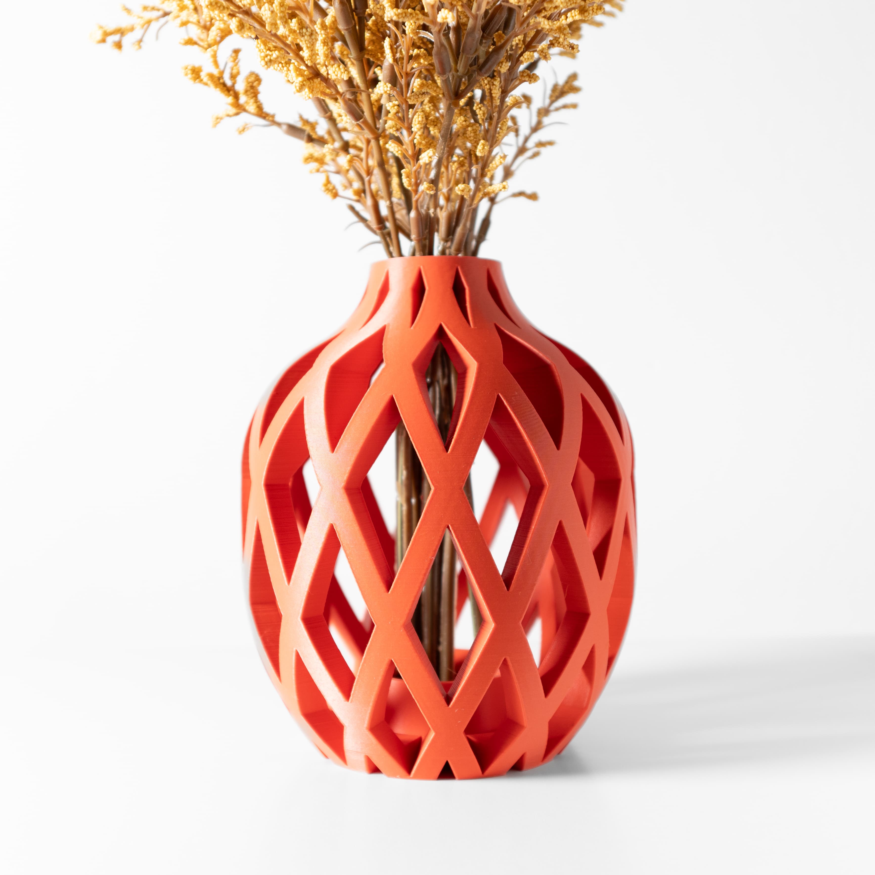 The Adani Vase, Modern and Unique Home Decor for Dried and Preserved Flower Arrangement | STL File 3d model