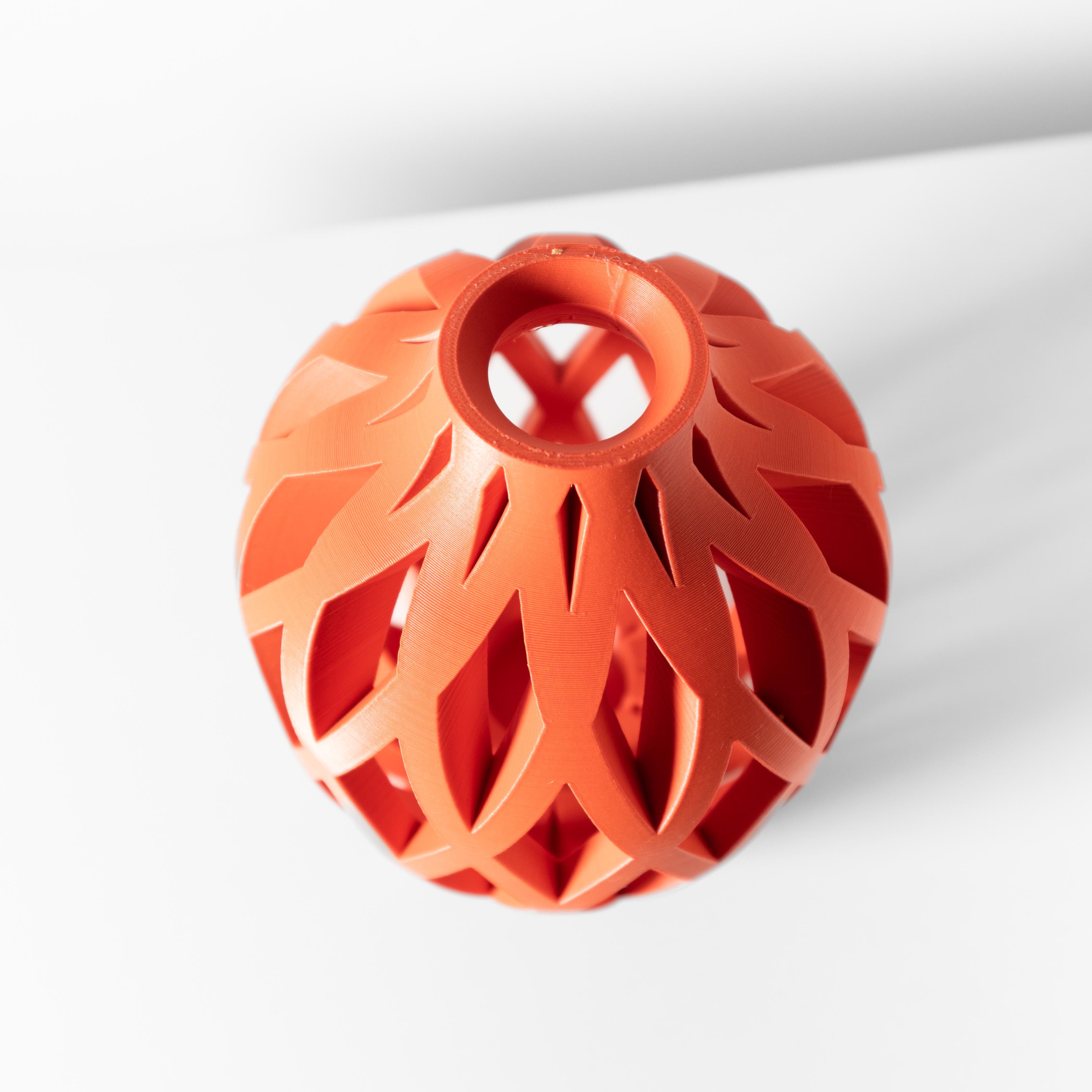 The Adani Vase, Modern and Unique Home Decor for Dried and Preserved Flower Arrangement  | STL File 3d model