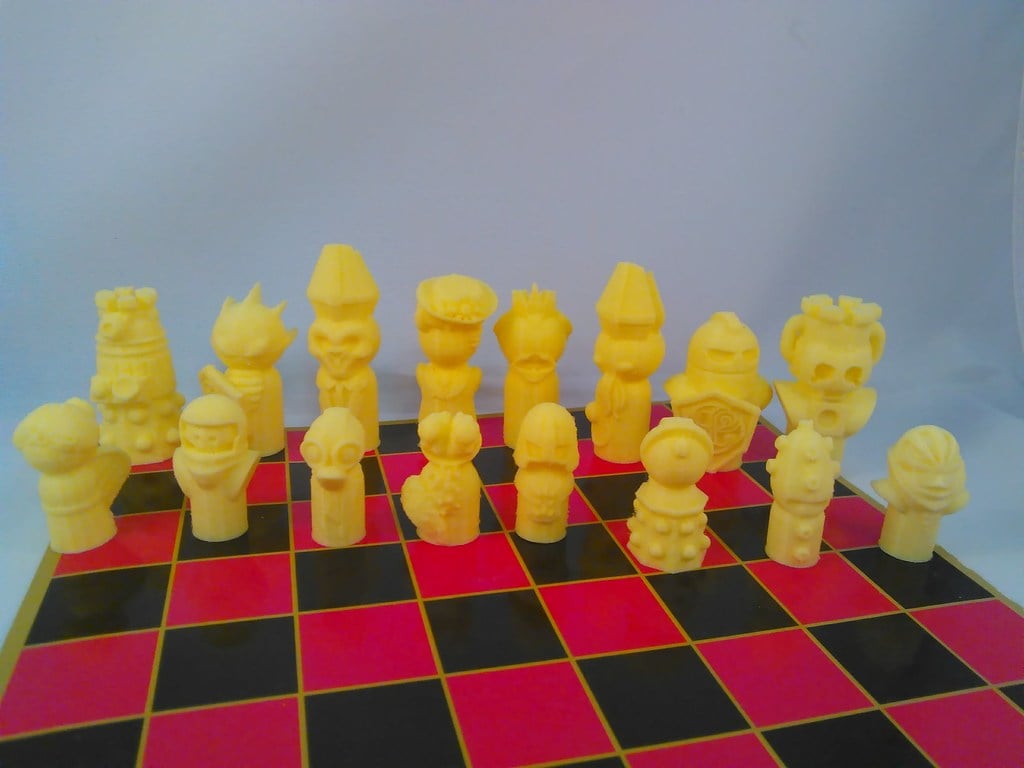 Doctor Who Chess 2018 3d model
