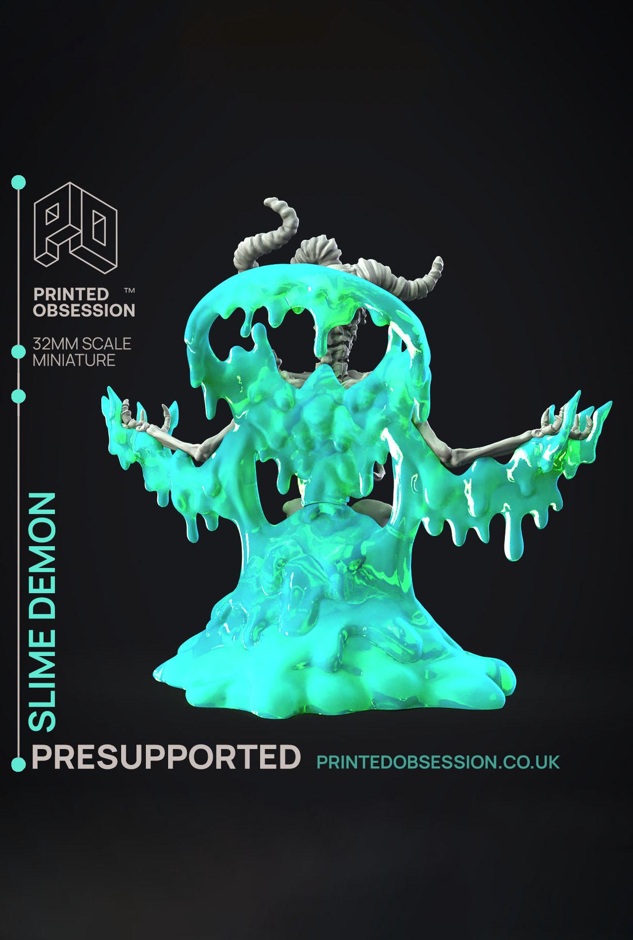 The Reanimated - Slime - The Gelatinous Queen - PRESUPPORTED - Illustrated and Stats - 32mm scale			 3d model