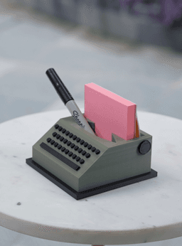 Type, Tear, and Stick - Post-it Holder 3d model