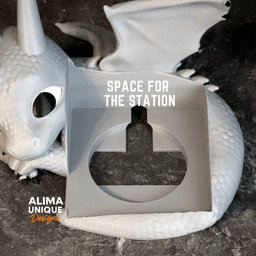 Relaxing Baby Dragon suitable for the Toniebox 3d model