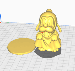 Ghost Pluto 3D Model – Halloween Edition | Free Layerables STL Figure 3d model