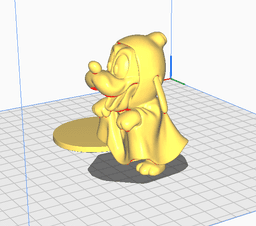 Ghost Pluto 3D Model – Halloween Edition | Free Layerables STL Figure 3d model