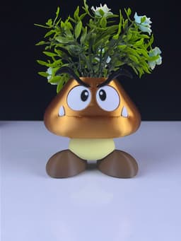 Goomba Planter - Multipart 3d model