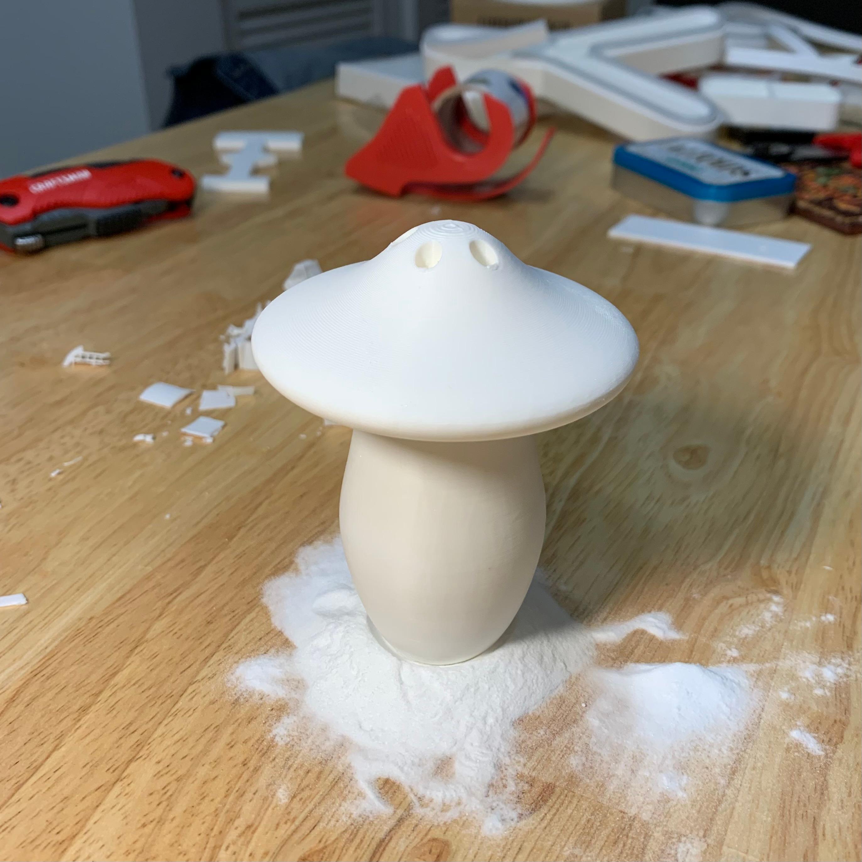 Baking Soda Mushroom  3d model