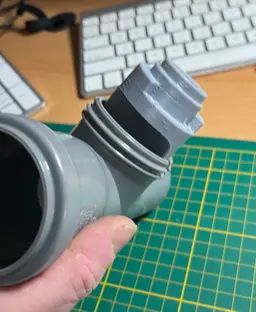 HT 50 Pipe to air vent valve conversion 3d model