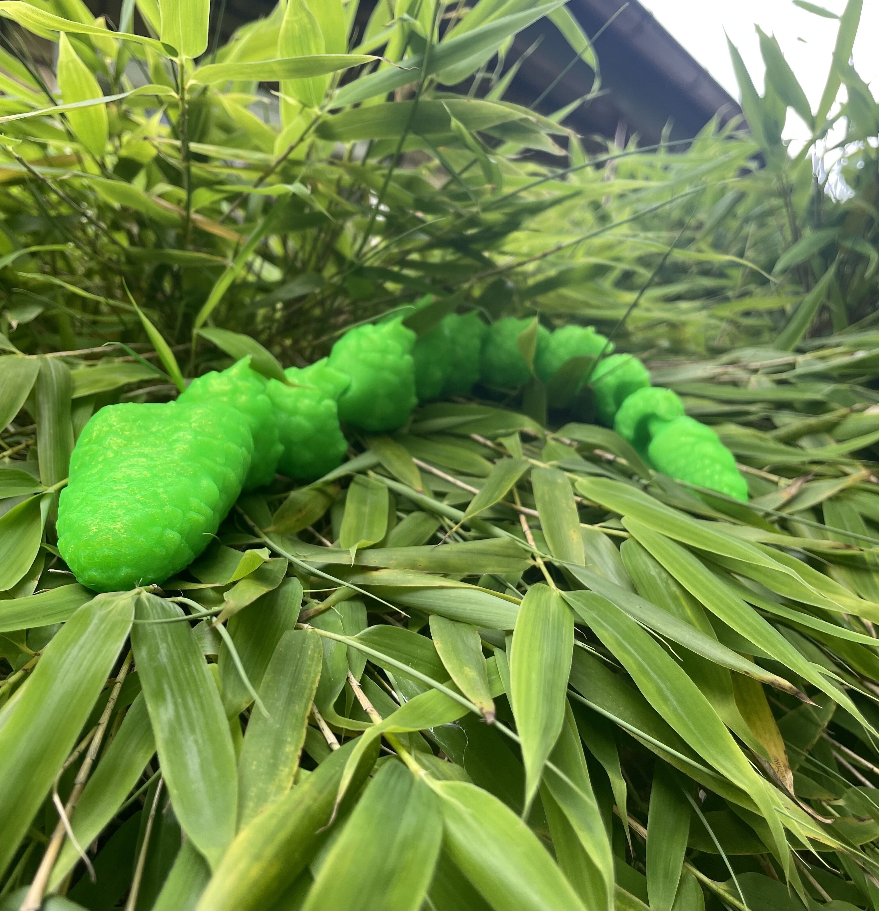 Articulated Movable Flexible Textured Snake Creature Reptile Ball Python 3D-print 3D-printable Print 3d model