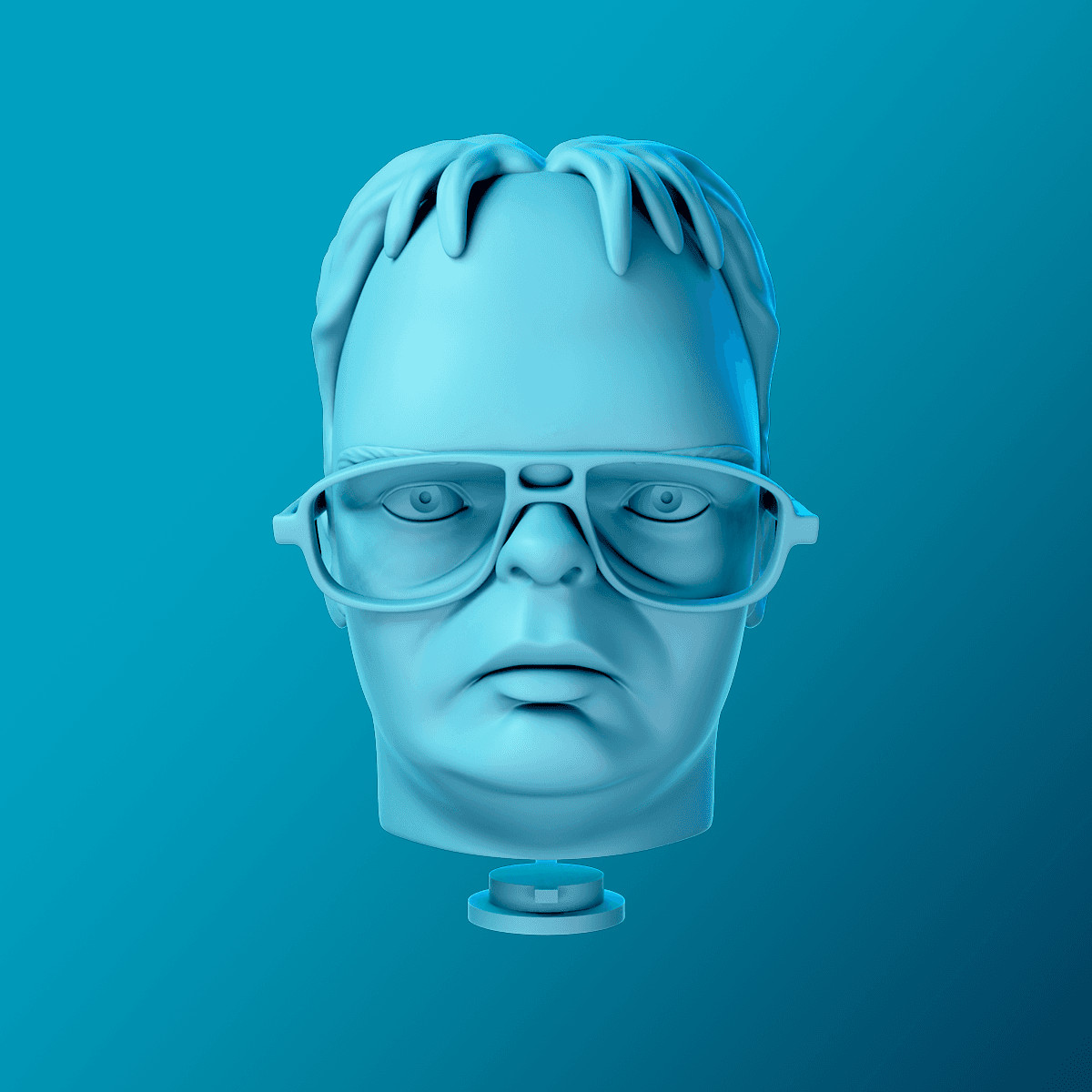 Dwight Schrute Piggy Bank 3d model