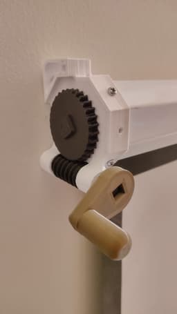 Mecanismo para pantalla de proyector 3d model
