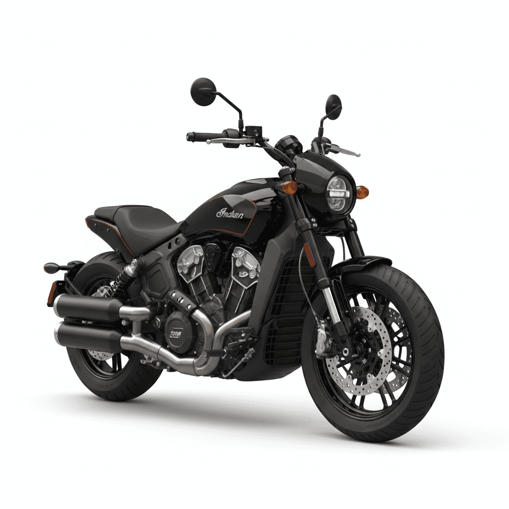 Indian Scout Rogue Cruiser Motorcycle 3d model