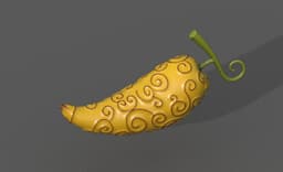 Pika Pika Devil Fruit 3d model