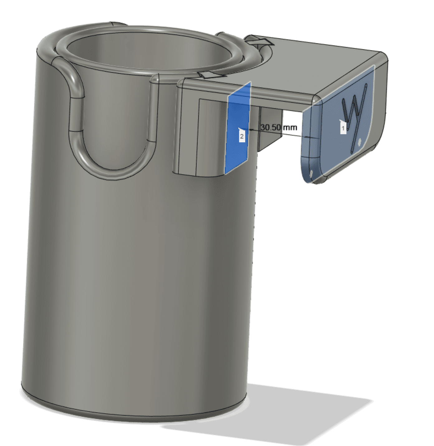 EMOVE cruiser cup holder 3d model