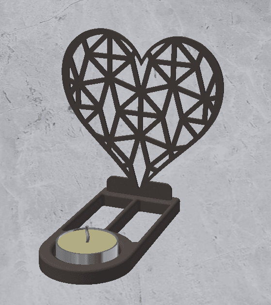Candle Holder Decoration 3d model