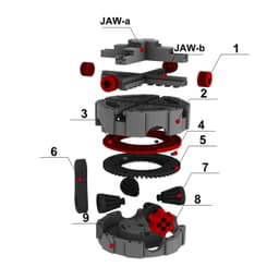 3D Printable Lathe Chuck 3d model