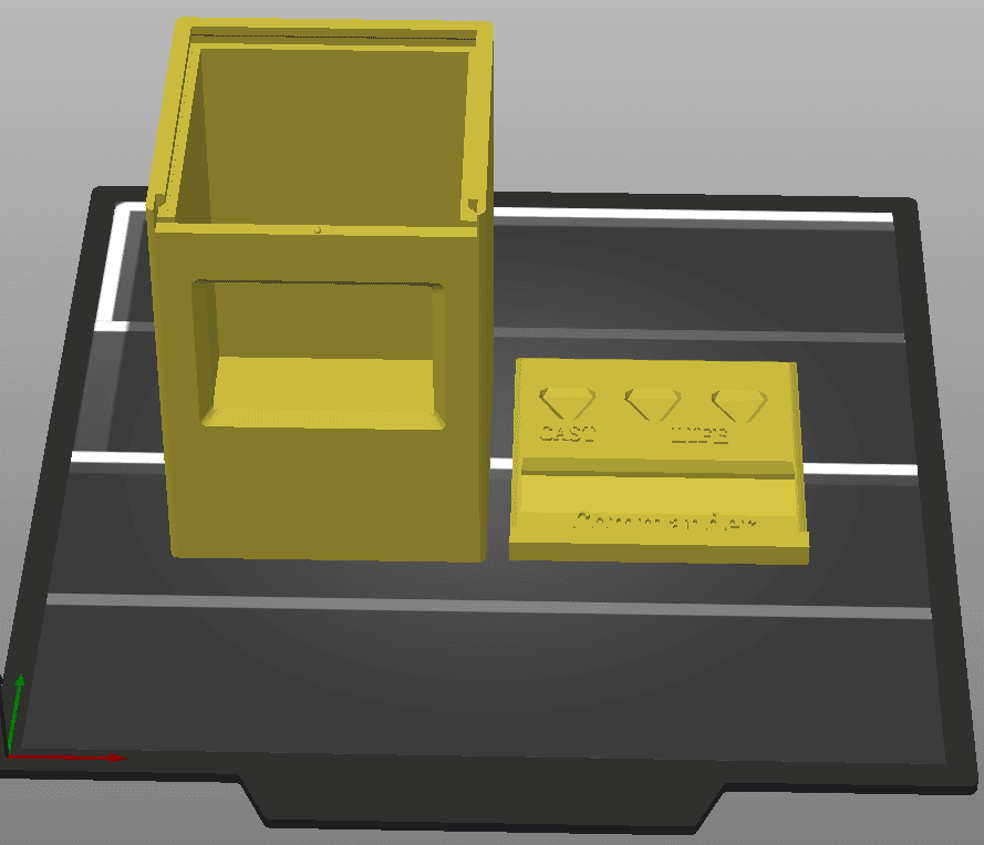 Commander deck box 3d model