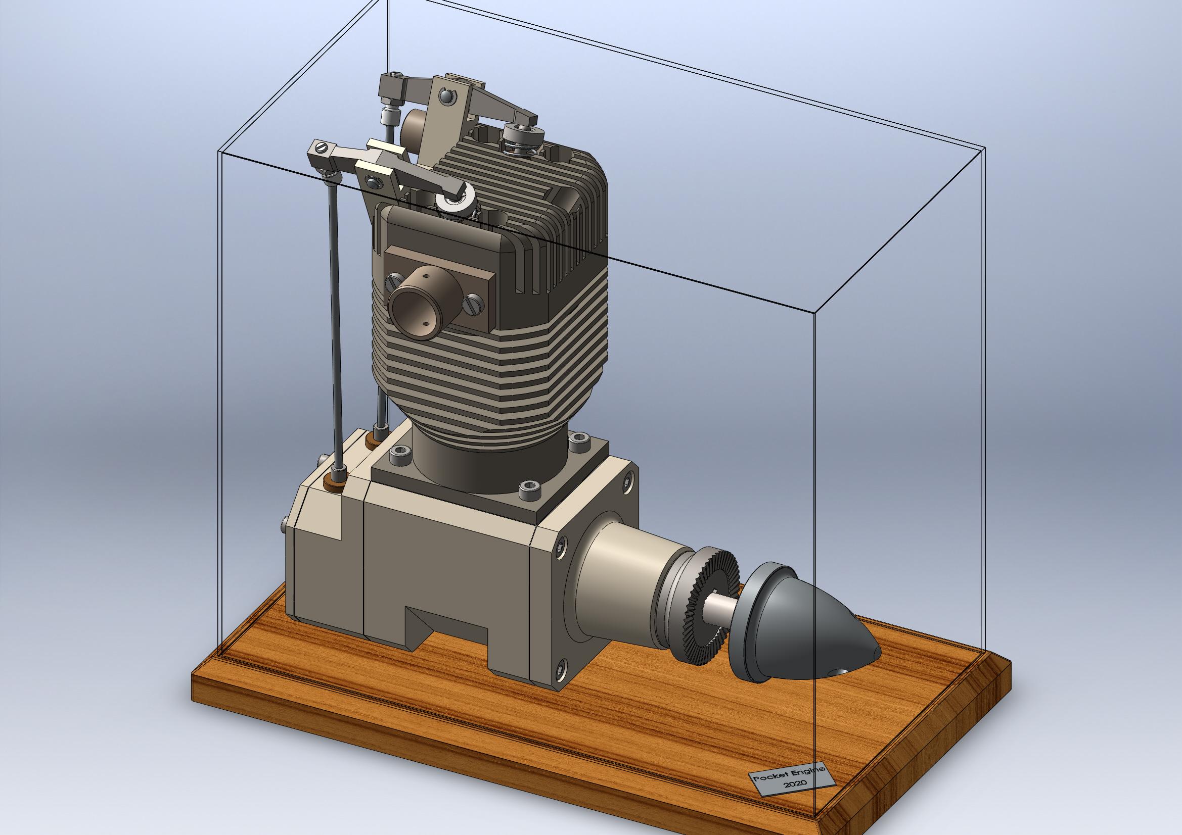 Pocket Engine (Motor de Bolsillo) 3d model