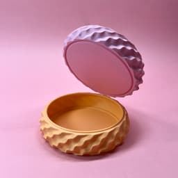 Stackable bowl “cream” 3d model