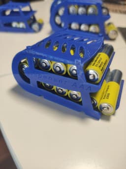 Battery Dispenser rotary stackable 3d model