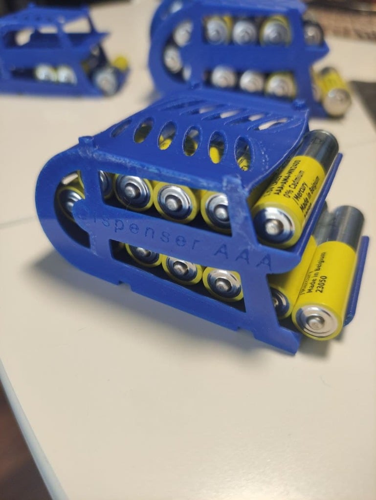 Battery Dispenser rotary stackable 3d model