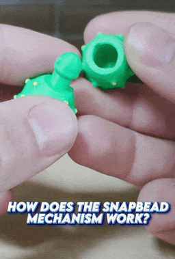 Cactus SnapBeads - Buildable Flexi Cactus Fidget, Sensory Toy & Keychain Versions STL/3MF 3d model