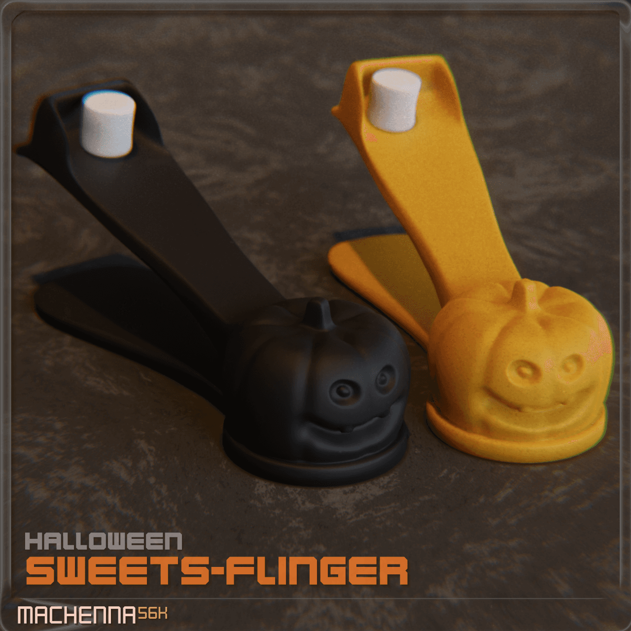 Halloween Sweet-Flinger 3d model