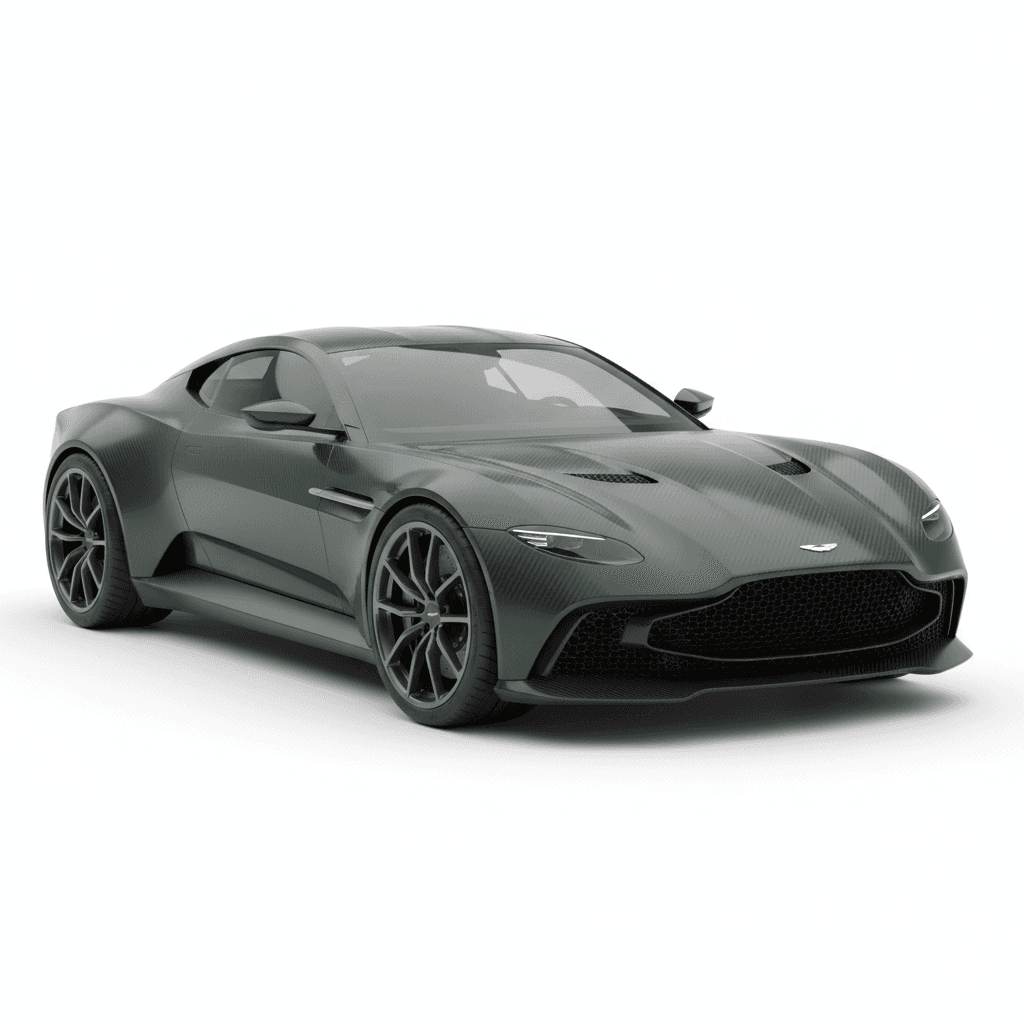 Car : Aston Martin Victor Manual V12 Supercar 3d model