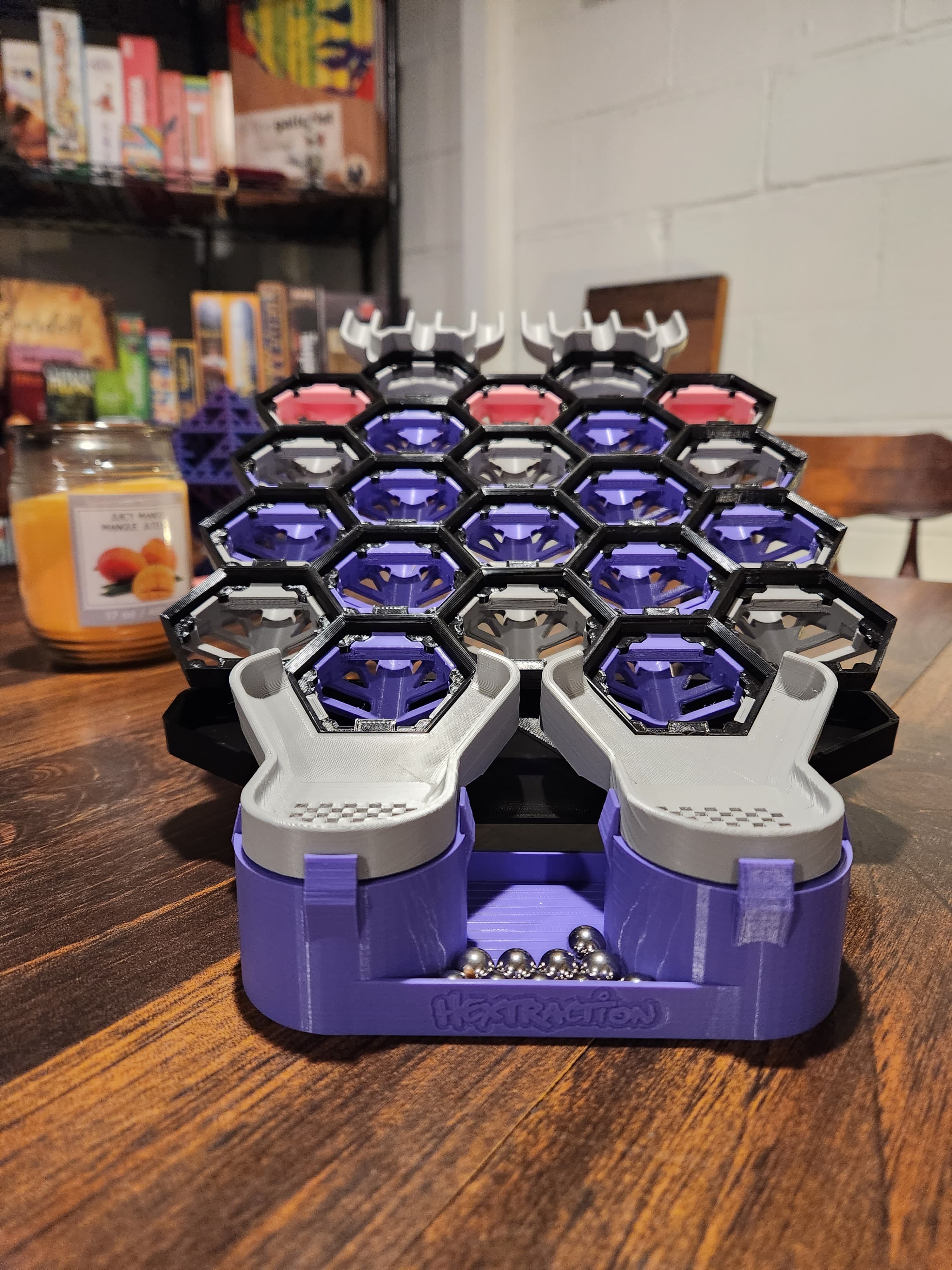 Hextraction Ball-Catcher & Mount 3d model