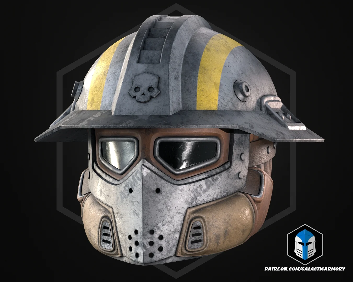 HD2 Sapper Helmet - 3D Print Files 3d model