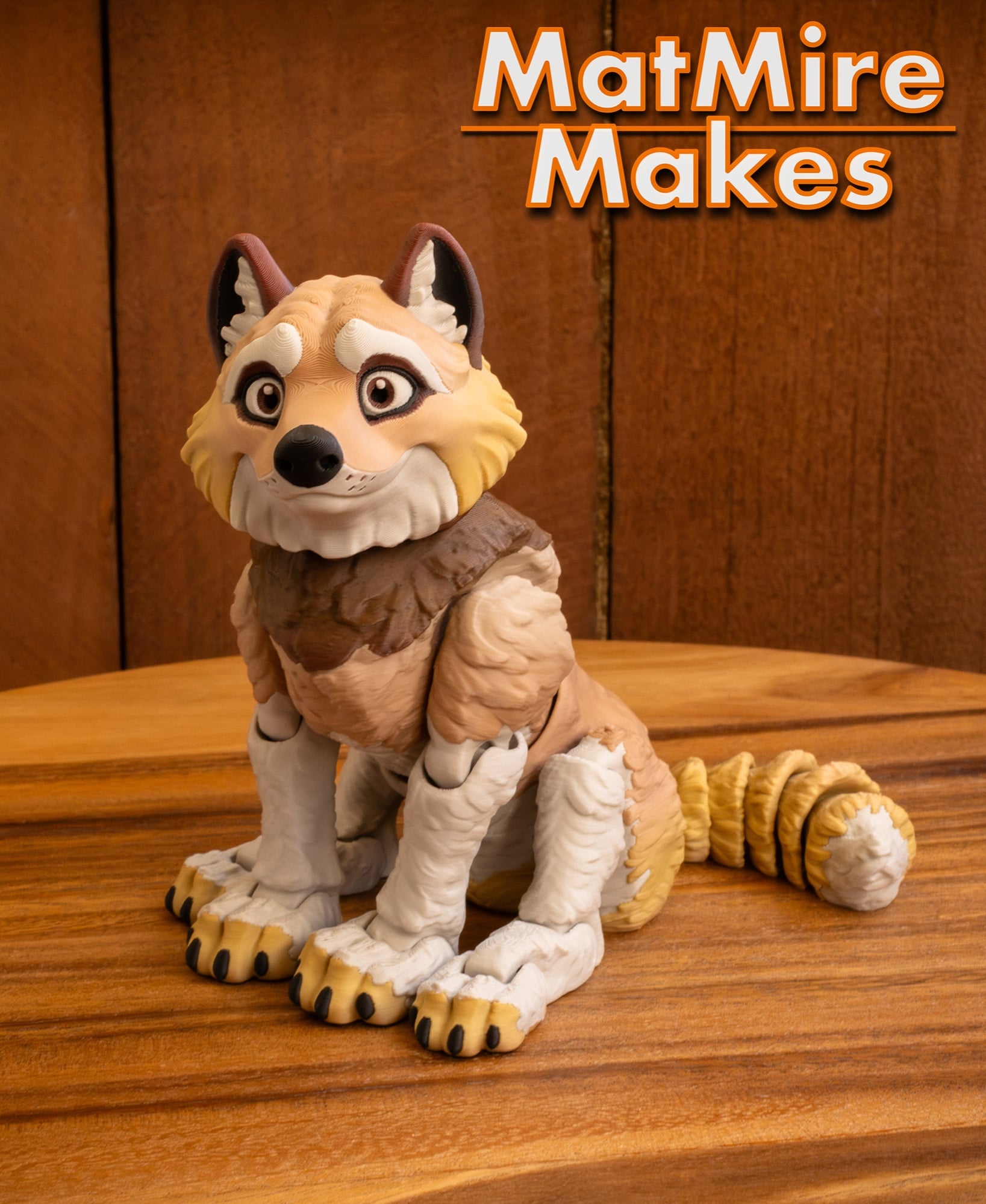 Wolf - Articulated Figure 3d model