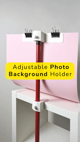 Adjustable Photo Background Holder - DIY Ready Studio! 3d model