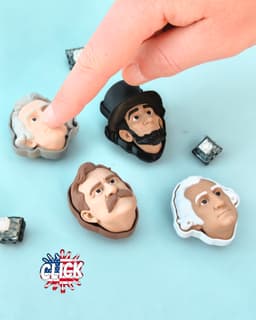 Mount Rushmore Presidents Collection | Washington, Jefferson, Lincoln & Roosevelt Fidget Clickers 3d model