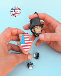Mount Rushmore Presidents Collection | Washington, Jefferson, Lincoln & Roosevelt Fidget Clickers 3d model