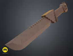Titus Combat Knife - Secret Level 3d model