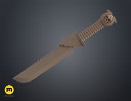 Titus Combat Knife - Secret Level 3d model