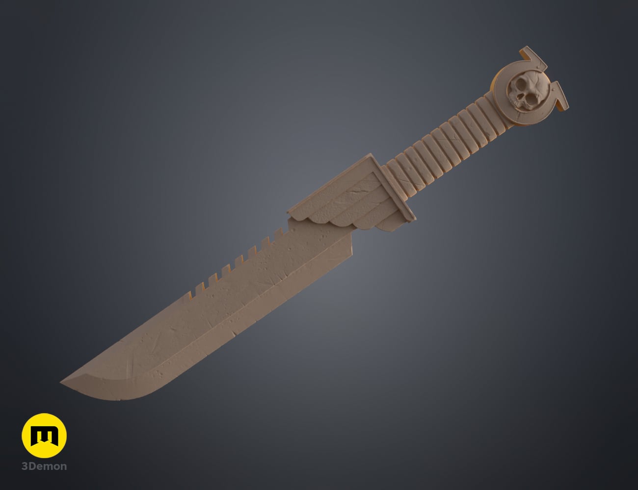 Titus Combat Knife - Secret Level 3d model