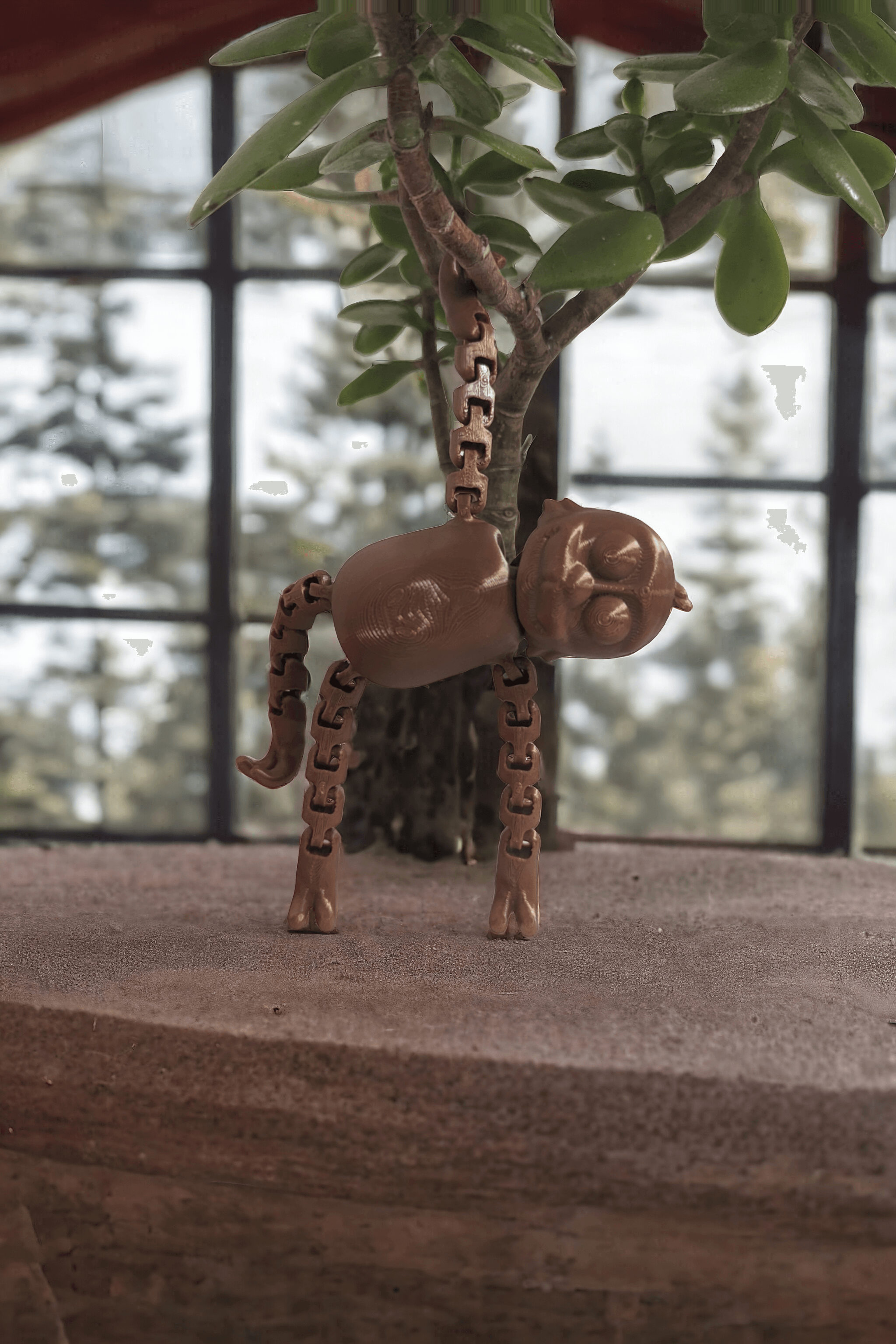 Cute Hanging Monkey 3d model