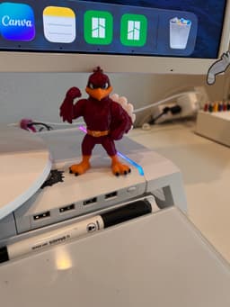 Hokie Bird - Action Figure 1.stl 3d model