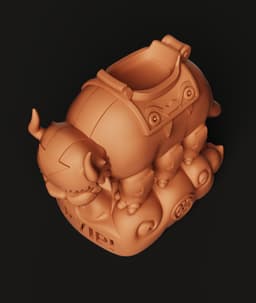 Appa Sky Bison Statue | Avatar The Last Airbender Figure | Yip Yip 3D Print 3d model
