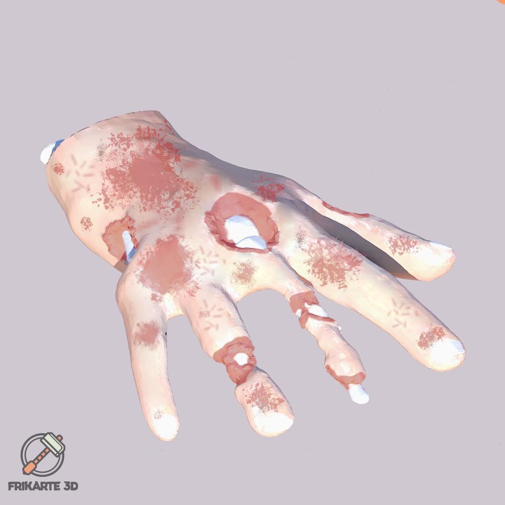 Halloween Bloody Hand ✋🏻🩸🎃 3d model