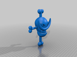 One Piece Portgas D. Ace Skull V2 (ワンピース)ポートガス・D・エース 3d model