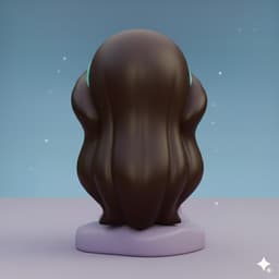 PRINCESS JASMINE KAWAII CHIBI – 3D COLLECTIBLE FIGURE (STL FILE) 3d model