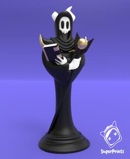 Lich - Easy Multicolor FDM RPG Minis (No supports) 3d model