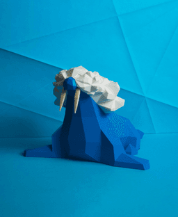 Walrein Low Poly Pokemon 3d model