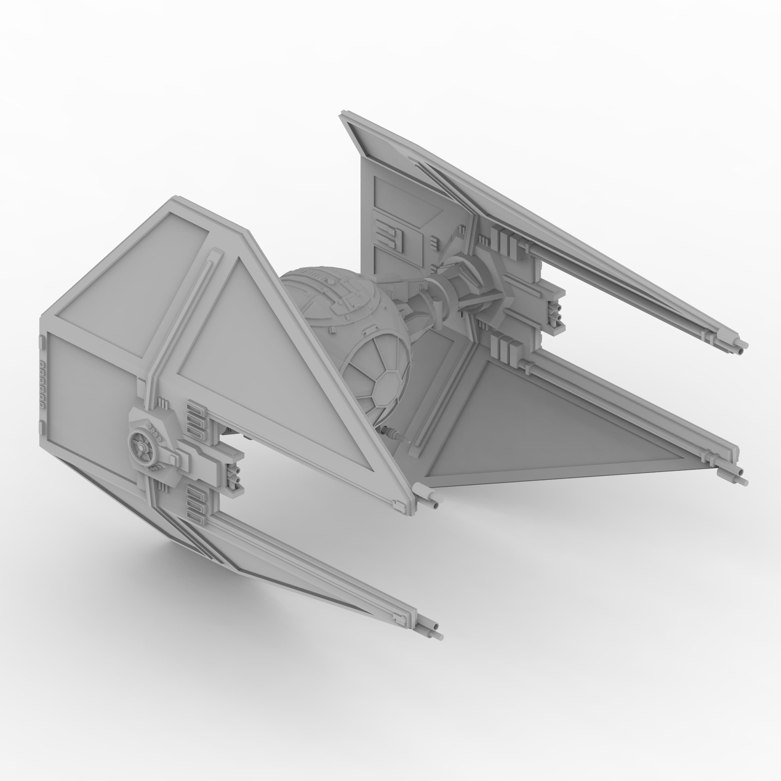 StarWars TIE Interceptor 3d model
